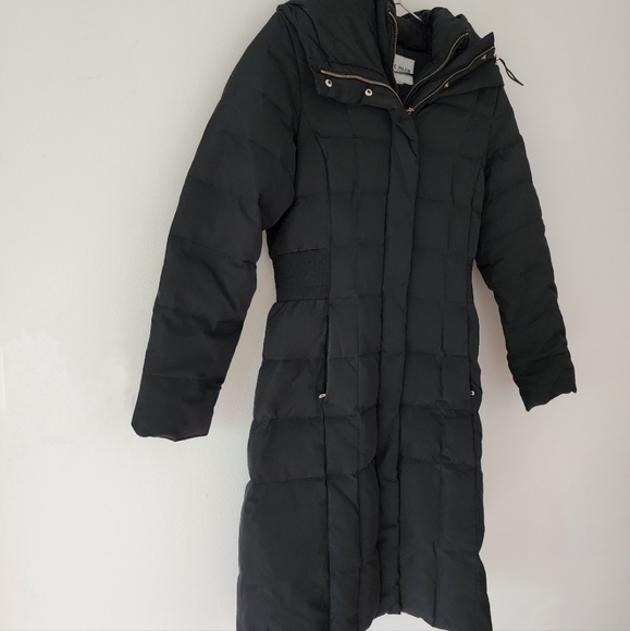 Cole Haan Long Down Quilted Puffer Coat Jacket - Picture 12 of 15